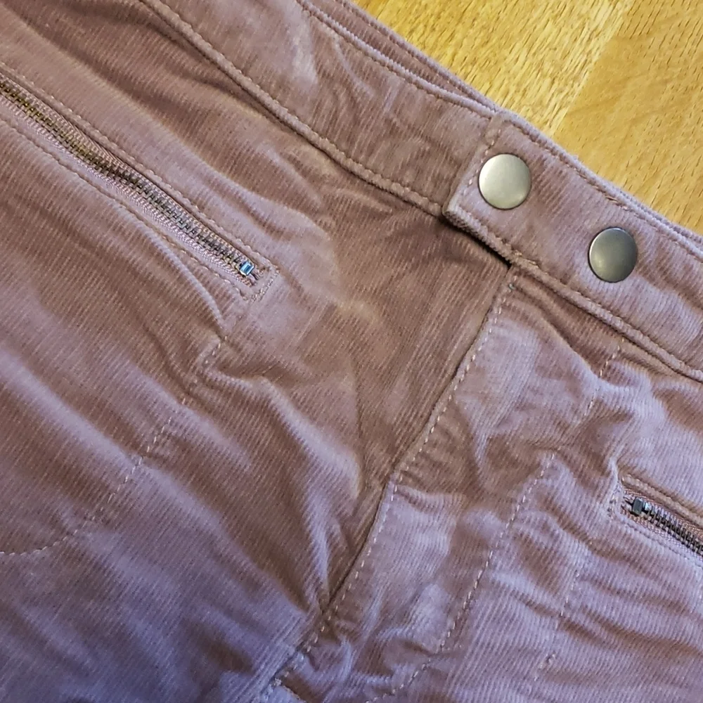 Lavender corduroy mini skirt size 4